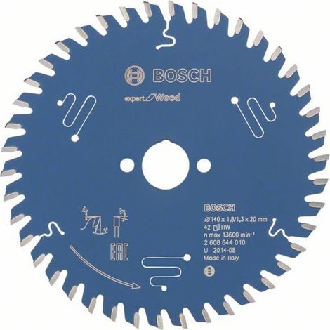 Hoja de sierra circular Bosch Expert 140 mm 42 dientes para madera