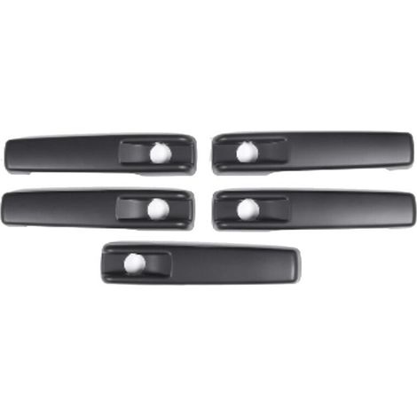 Mattschwarze Zierleisten für die Türgriffabdeckung außen für Mercedes-Benz G-Klasse W463 W464 G65 G55 G63 G500 G550 G350 (Modelljahre 2004-2021).