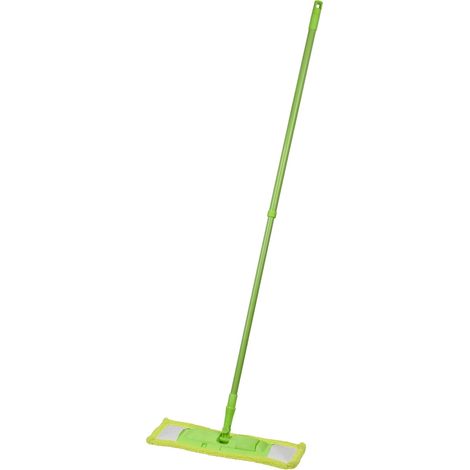 Mopp MagicHome Microfaser, für Böden, mit Stiel, grün