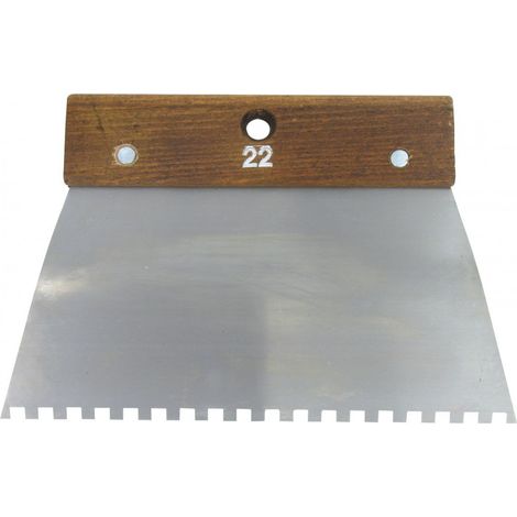 Kamm aus Stahl, gewölbt, 220 Zähne, quadratische Verzahnung 6 x 6 mm