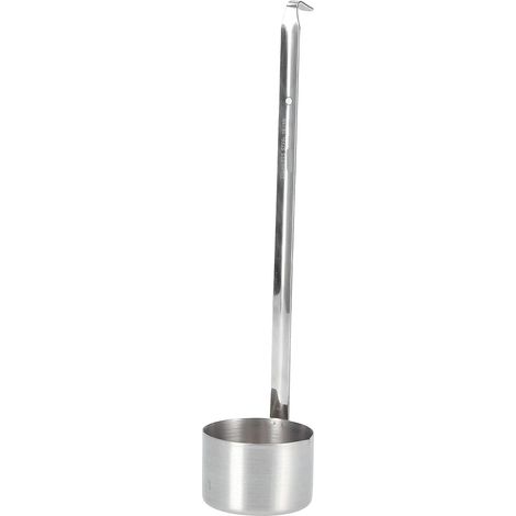 Wine Ladle, cuillère en acier inoxydable Dipper cuillère à la cuillère à versement Sauce sauce sauce à soupe, cuillère à fond plat pour cuillère de sauces et sauces (304 wine pickle 250ML) (1/5)