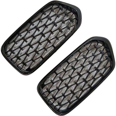 Frontstoßstangen-Kühlergrillabdeckung für F39 X2 2019-2024, Schwarz, Rennsport-Optik