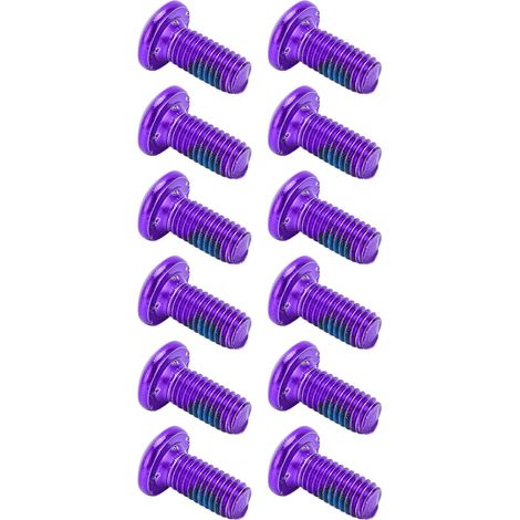 BOLANY Lot de 12 vis de fixation pour disque de frein de VTT en acier allié (1/5)