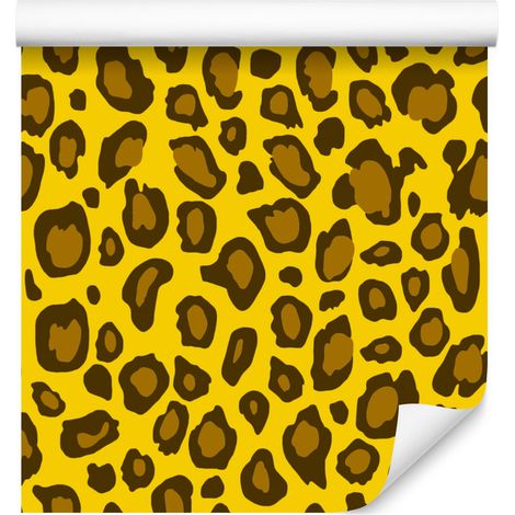 Gelbe Ledertapete in Gelb, Ocker und Gold für Wohn- und Schlafzimmer, 50 x 1000 cm (1/5)