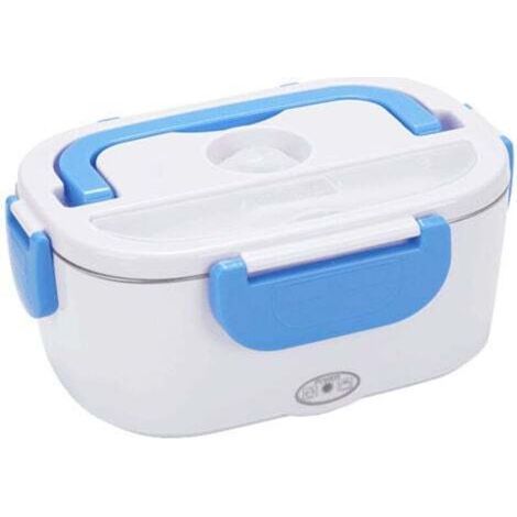 [JAMAIS UTILISÉ] Boîte à lunch chauffante électrique - Boîte à lunch portable 2 en 1 pour voiture et maison - Bleu (1/4)