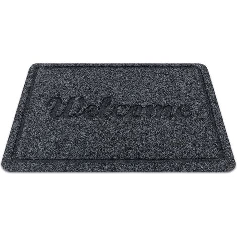 Zerbino antiscivolo per metri lineari WELCOME 2098 esterno, interno - antracite grey 40x60 cm