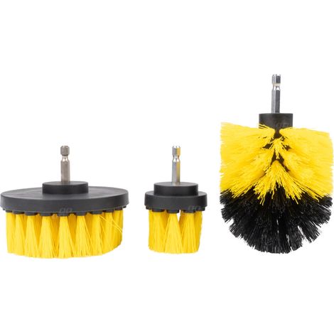 Cepillos de limpieza para taladros y destornilladores, 3 unidades, amio-04017 (1/3)
