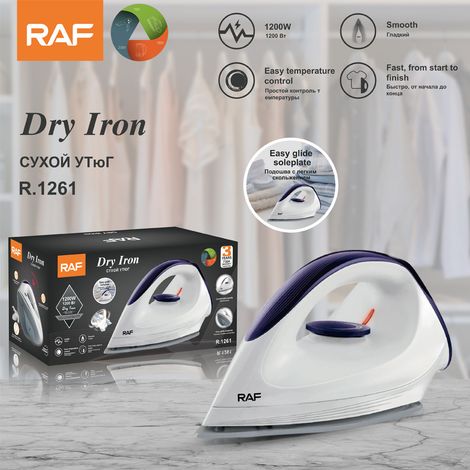 Fer à repasser électrique portable compact, conforme aux normes européennes, pour une utilisation à domicile et à l'hôtel. (1/5)