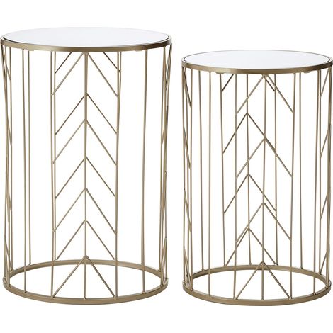 Premier Housewares Avantis Arrow Design Champagne Tables (1/4)