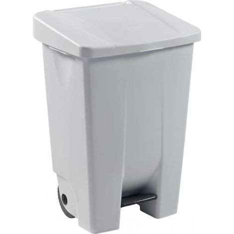Poubelle à pédale MOBILY 80L - blanc - SN ROSSIGNOL