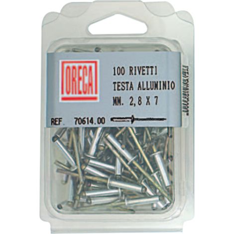 ORECA - RIVETTI ALLUMINIO 3,4X12MM 100PZ