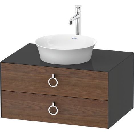 DURAVIT WT4990077H10010 WTU WC suspendu White Tulip, 2 abattants, avec poignée