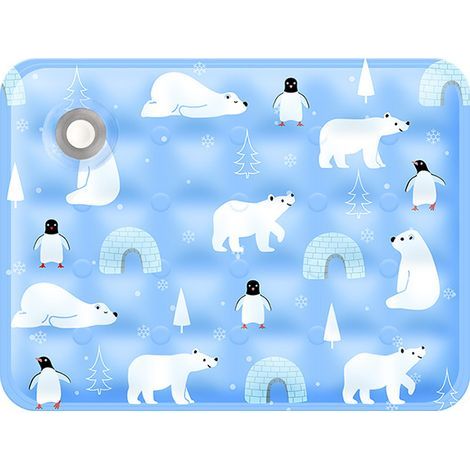 Generic Kühlende Hundematte, Katzen-Eisunterlage, Haustier-Gelbett, atmungsaktives, wasserdichtes Gewebe für heiße Tage, leichtes, faltbares Design für Reisen, 40 x 50 cm (1/5)