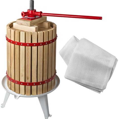 Obstpresse Trento 24 Liter Beerenpresse Weinpresse Spindelpresse mit Presstuch (1/4)