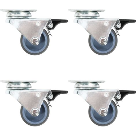 Ruote Girevoli Gemellate 12 pz 50 mm vidaXL