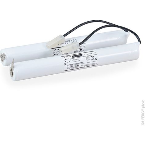 NX - Batterie eclairage secours 2x18700 + 2x18700 ST4 + Faston 2.8mm 4.8V 3.8Ah (1/3)
