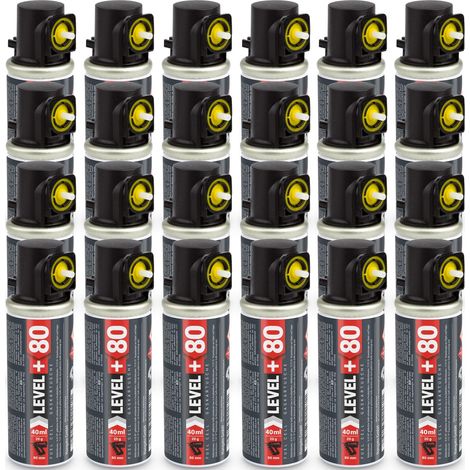 LEVEL+ Gaskartusche 80mm 40ml Fuel Cell Ersatzgas für Stiftnagler L+80 - 24 St.