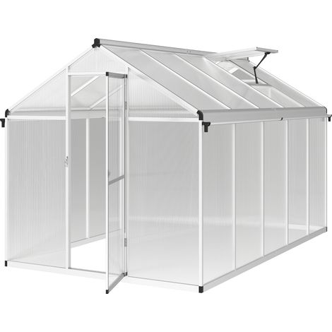 10 x 6ft Aluminium Frame WalkIn Greenhouse (1/5)