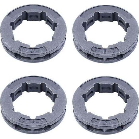 Pignone Ulisem 3/8" 7T 22mm per motoseghe Husqvarna 362 365 371 372 STIHL 046 064 066 MS361 MS362 MS440 MS441 MS460 MS660 (4 pezzi) (1/4)