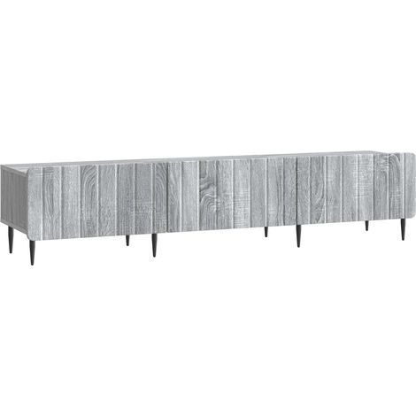 TV-Schränk Graues Sonoma 147 x 34,5 x 32 cm Holzwerkstoff vidaXL