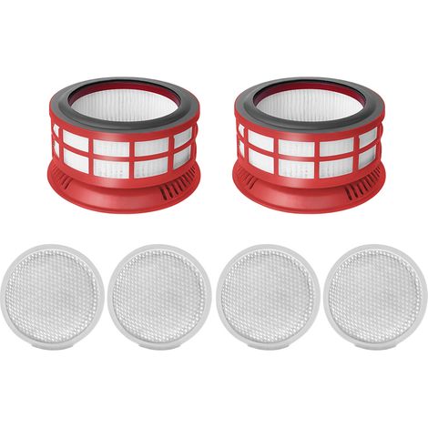 Filtre Avant - Filtre Arriere HEPA - Pour Robot Aspirateur Roborock H7 - 6 Pièces (1/5)