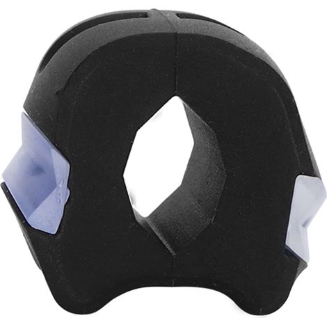 Balle d'exercice portable en silicone pour le visage et le masséter, avec boîte, taille L, noire. (1/5)