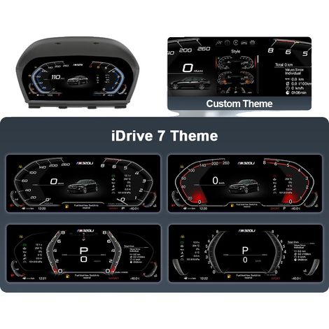 Écran de tableau de bord numérique, CarPlay sans fil, Régulateur de vitesse adaptatif, Version standard F20 (1/2)