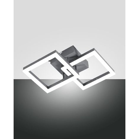 Bard Applique Antracite 2 Luci Calda per Vendite Marketing e Design Interno (1/2)