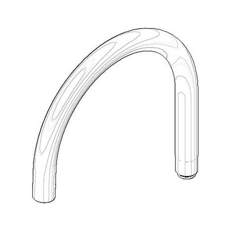 Dornbracht Auslauf, 220mm, 27-30l/min, Chrom, 90282222200-00