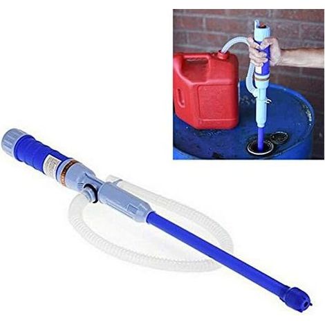 Pompe à Eau portative à Piles, Pompe Diesel, Pompe de Transfert électrique, Pompe à Siphon de Carburant, Pompe à Huile, Pompe à Essence, Pompe d'aspiration d'eau Bleu READCLY (1/5)