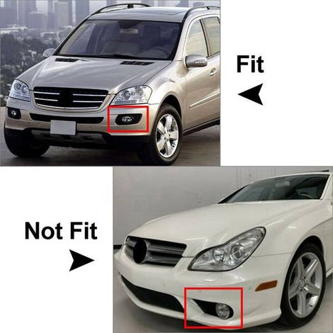 1 pair of 2518200756 and 2518200856 are suitable for Mercedes-Benz W219 and W251 front bumper fog lights. (1/5)