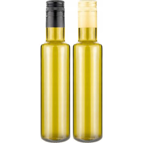 Bottiglia DORICA OLIVE 250ml per olio d'oliva, aceto, succo + tappo