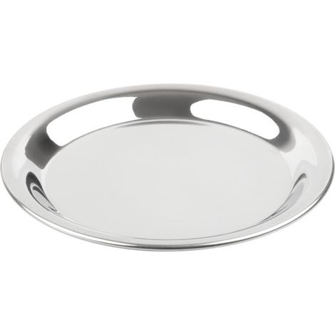 Plateau à addition rond en inox 150mm - Ref HY109 - Olympia (1/5)