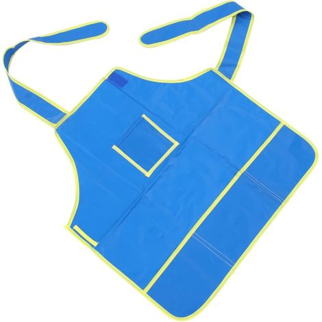 Tablier de Peinture Plastique Imperméable 3 Pièces pour Garçon et Filles Léger et Portable, Liens Longs la Taille, pour Peinture Cuisine (1/5)