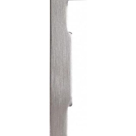 Têtière réversible en acier inoxydable 110 mm 1 trou 25 mm de large - SEWOSY - SEF301
