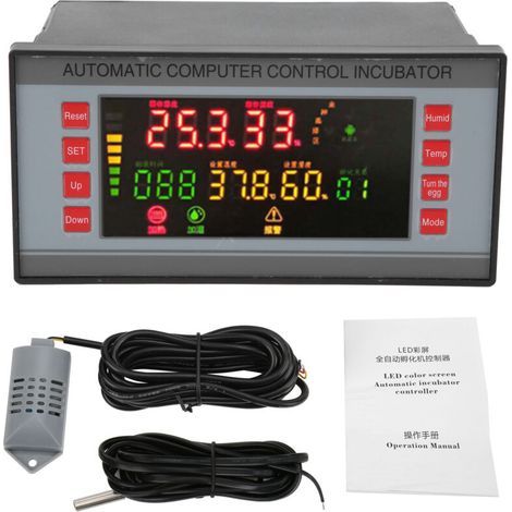 Incubateur numérique avec écran couleur LED, contrôle précis de la température – Modèle XM-18, 160–220 V (1/5)
