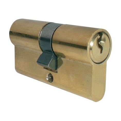 CILINDRO SAGOMATO 2300 IBFM - OTTONE CHIAVI 3 CAMMA DIN MM 90 40+50- 2 pezzi