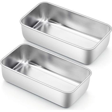 Backform-Set – 2-teilig – Edelstahl – Geeignet für Brot, Gebäck und Toast – Leicht zu reinigen – Maße: 16 cm x 10 cm x 5 cm (1/5)