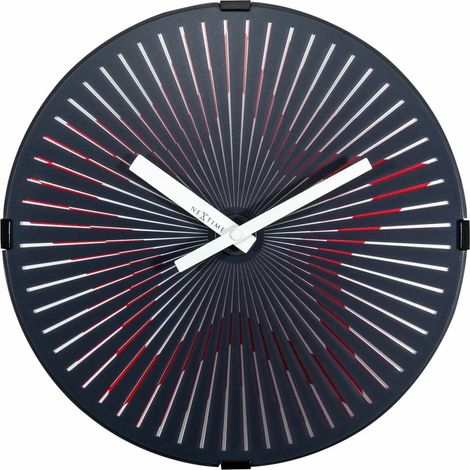 NeXtime 3223 Motion Star Reloj de Pared, Rojo, 30.5 cm (1/3)