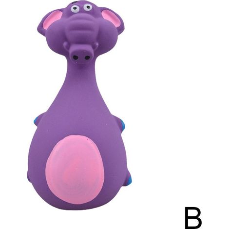 Jouet Pour Chien En Latex - Avec Sifflet - Design Animal - Pour Jeu Interactif Intérieur/Extérieur - 13 x 6 cm - 1 Pièce (1/5)