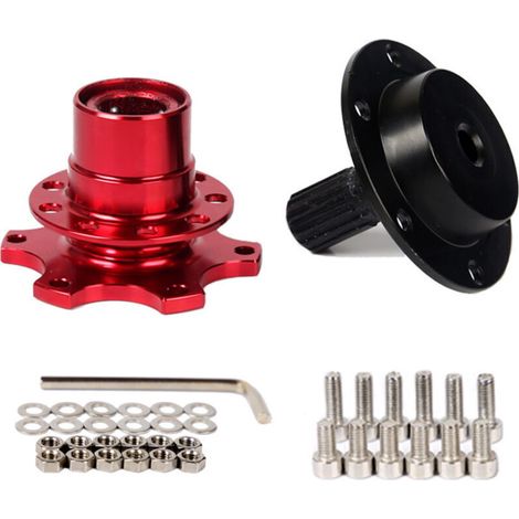 Adaptateur de moyeu de volant universel à dégagement rapide - Adaptateur moyeu de volant 6 trous Boss Kit (1/3)