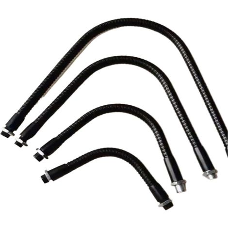 Lot de 2 connecteurs mâles M10 noirs 10 mm diamètre, tube LED flexible (1/5)