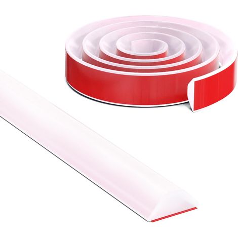 Seuil De Douche - 1 Pièce - Silicone - Étanche Et Anti-Moisissure - Pour Salle De Bain Et Cuisine - Transparent 105CM (1/5)