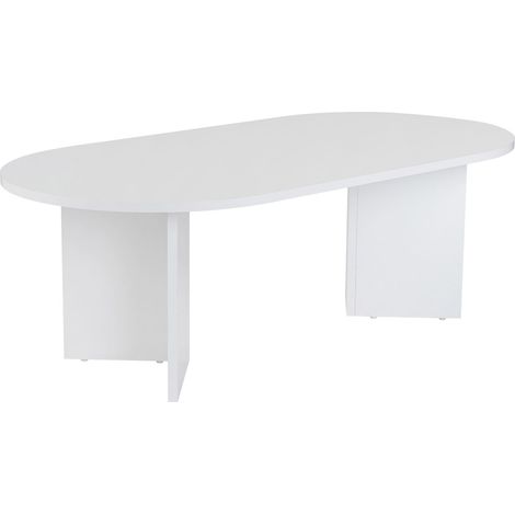 Tavolino da caffè in legno "Sabbia" - 60 x 119 x 40 cm - Bianco