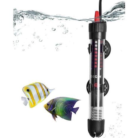 Chauffage Aquarium 100W Jusqu'à 120L Thermostat Précis 20-34°C Résistance Verre Trempé (1/5)