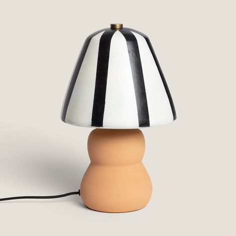 Lampada da Tavolo Metallo Quitamba Nero / Bianco (1/5)