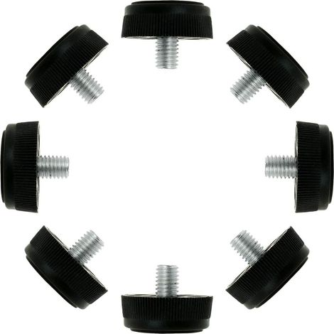 8pcs Adjustable Furniture Leveling Feet Adjustable Feet Furniture Pad Leg Table Leg Chair Base Protection Floor (1/5)
