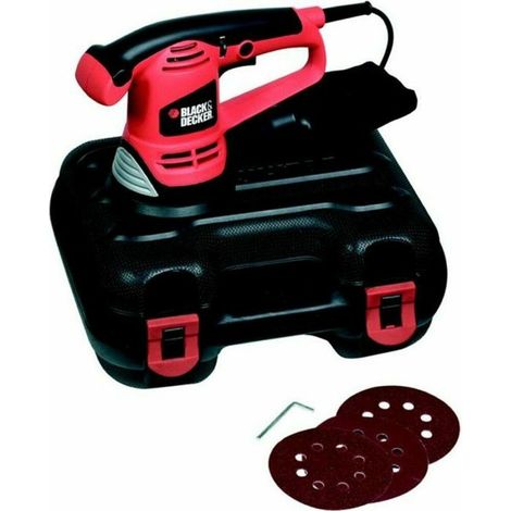Black & Decker KA191EK lijadora excéntrica negro naranja