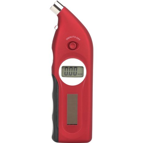 Jauge de pression pneu voiture calibrateur numérique LCD mini outil diagnostic précision manomètre testeur vérificateur portatif auto équipement mesure (1/4)