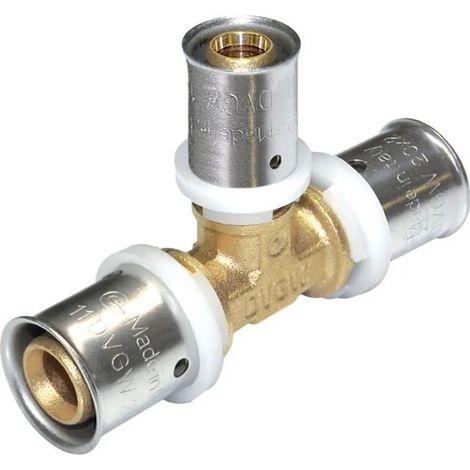 Té H Comisa en latón 26x16x26 mm conexión fontanería